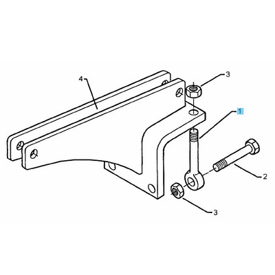 Болт із петлею M20x200-8.8 3010882 Зображення