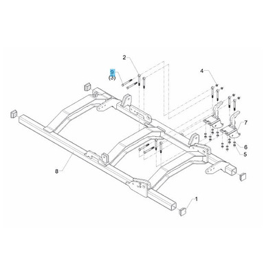 Шестигранний болт M16x165, LEMKEN 30110345 Зображення