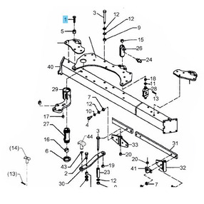 Шестигранний болтM16x65, LEMKEN 3013870 Зображення