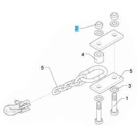 Шліцева гайка NM20-8 LEMKEN 3030936 Зображення