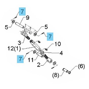  Штифт 8х40 розпірний LEMKEN 3096072 Зображення