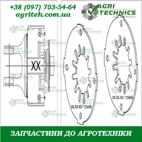Муфта карданного вала с/г ПРУЖИНА 1045560 Зображення