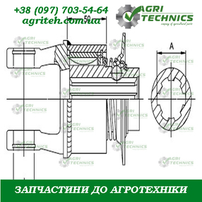 Муфта карданного вала с/г 1365422 Зображення
